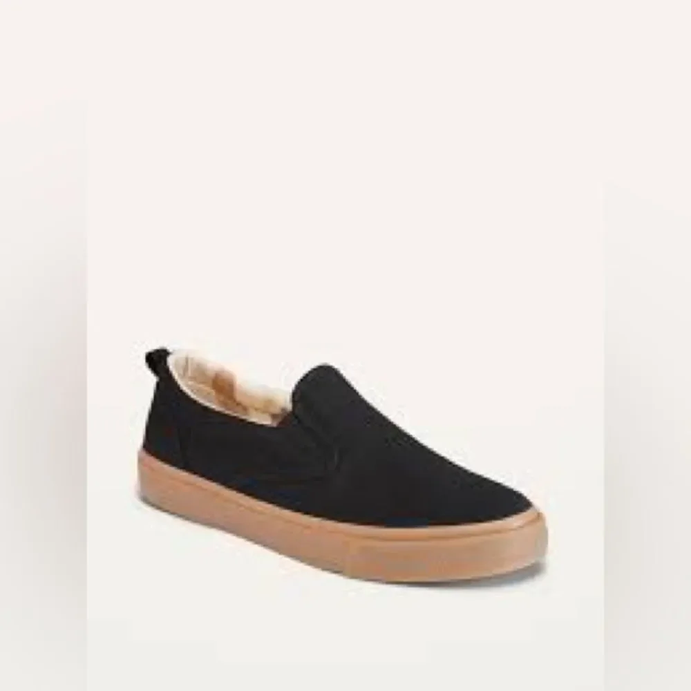 Gender-Neutral Canvas Slip-On Sneakers for Kids